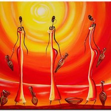 Схема вышивки «африка»