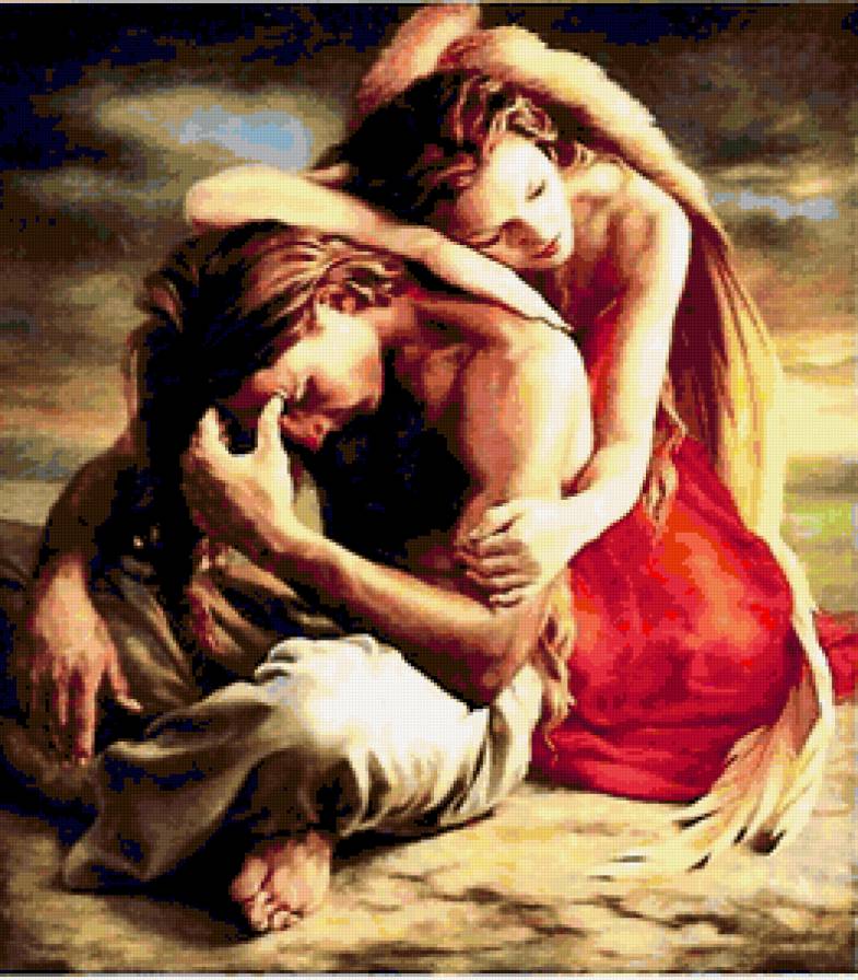 ангел-хранитель - ангелы, люди, феи - предпросмотр