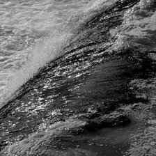 Схема вышивки «прибой (монохром)»