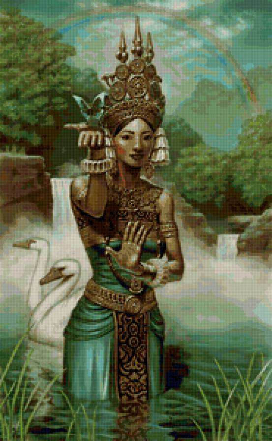 девушка - женщина, образ, картина, восток, девушки - предпросмотр