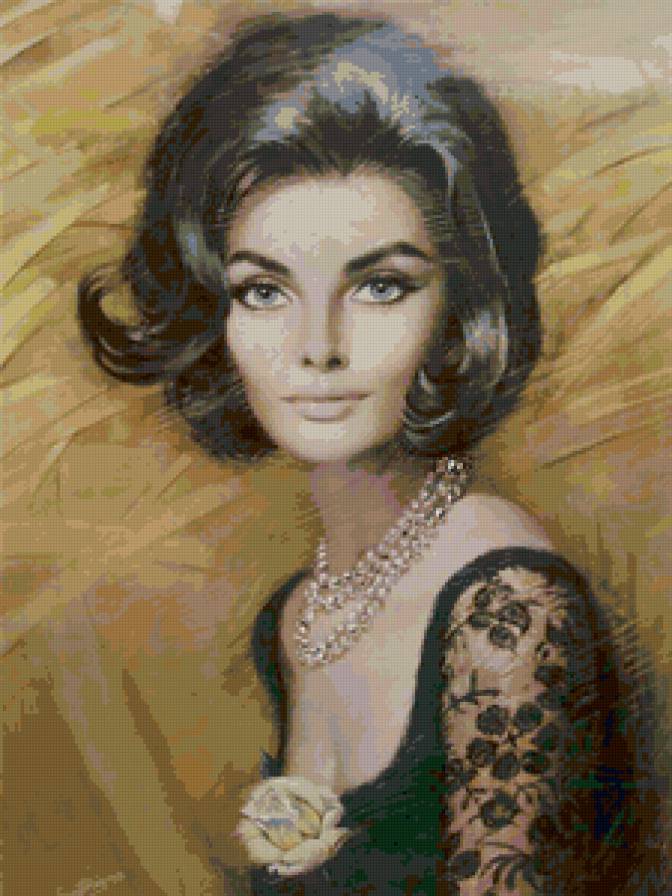 девушка - девушки, образ, портрет, женщина, картина - предпросмотр