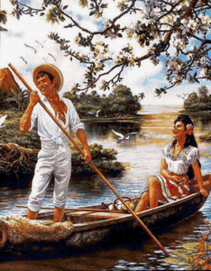 двое - картина, романтика, мексика, любовь, пары - предпросмотр