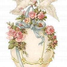 Схема вышивки «голуби»