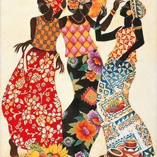 Схема вышивки «африка»