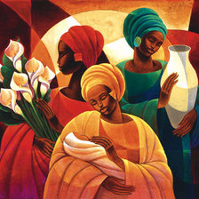 Схема вышивки «африка»