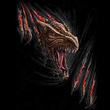 Схема вышивки «Дракон»