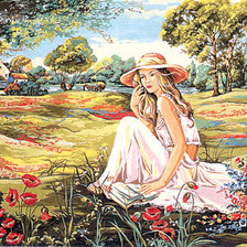 Схема вышивки «картина»