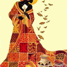 Схема вышивки «Негритянка»