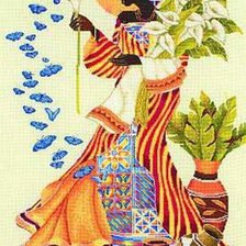 Схема вышивки «Негритянка»