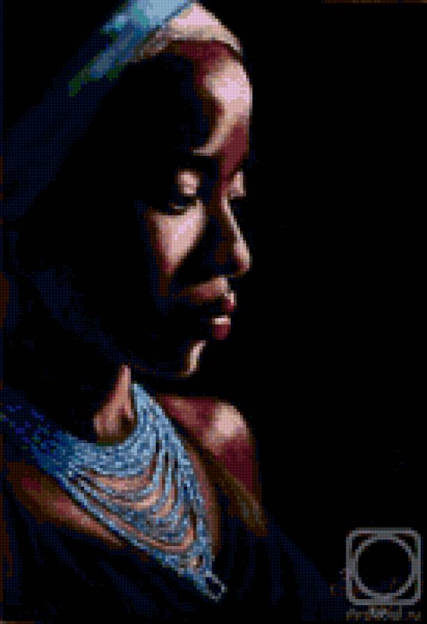 Негритянка - негритянка, девушка, африка - предпросмотр