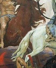 Схема вышивки «Всадники Апокалипсиса Фрагмент 3»