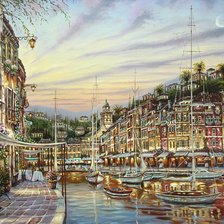 Схема вышивки «Гавань»