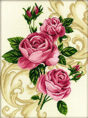 Розы - розы, панно, цветы - оригинал
