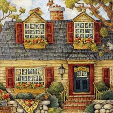 Схема вышивки «13»