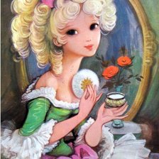 Схема вышивки «винтажная открытка»