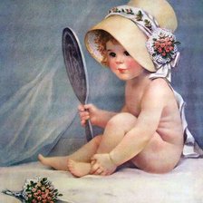 Схема вышивки «винтажная открытка»