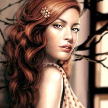 Схема вышивки «женский образ»