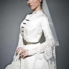 Схема вышивки «Osetinka s sumochkoi.»