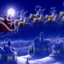 Схема вышивки «Санта»