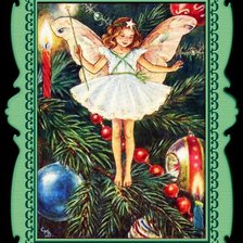 Схема вышивки «новогодняя фея»