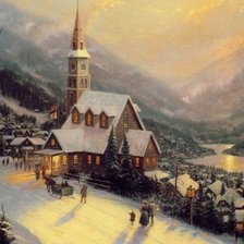 Схема вышивки «Дом»