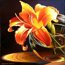 Схема вышивки «лилия»