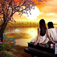 Схема вышивки «романтика»