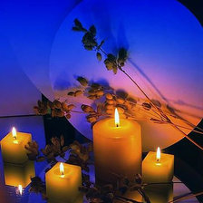 Схема вышивки «свечи»