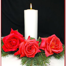 Схема вышивки «свечи»