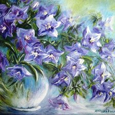 Схема вышивки «колокольчики»