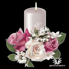 Схема вышивки «свечи»