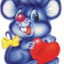 Схема вышивки «Мышонок»