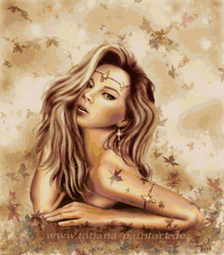 девушка - образ, портрет, картина, девушки, женщина, женственность - предпросмотр