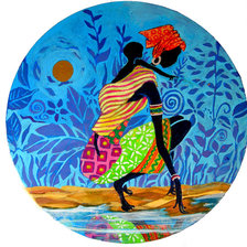 Схема вышивки «африка»