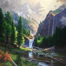 Схема вышивки «природа»