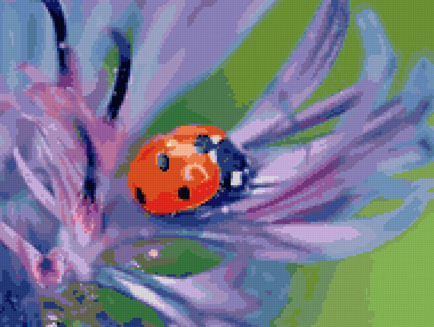 Солнышко - цветы, насекомые, божья коровка, животные, природа - предпросмотр