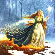 Схема вышивки «весна»