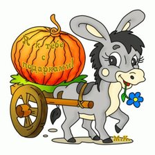 Схема вышивки «Милый ослик»