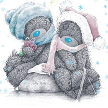 Схема вышивки «мишки теди»