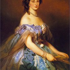 Схема вышивки «СЕРИЯ  "ПОРТРЕТЫ". ПОРТРЕТ ДАМЫ»