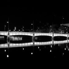 Схема вышивки «ночной пейзаж»