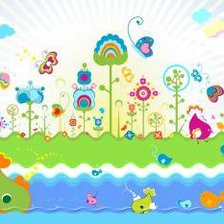 Схема вышивки «для детской»