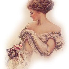 Схема вышивки «Серия "Портрет"»