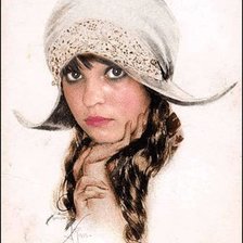 Схема вышивки «Серия "Портрет"»