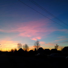 Вечер в деревне