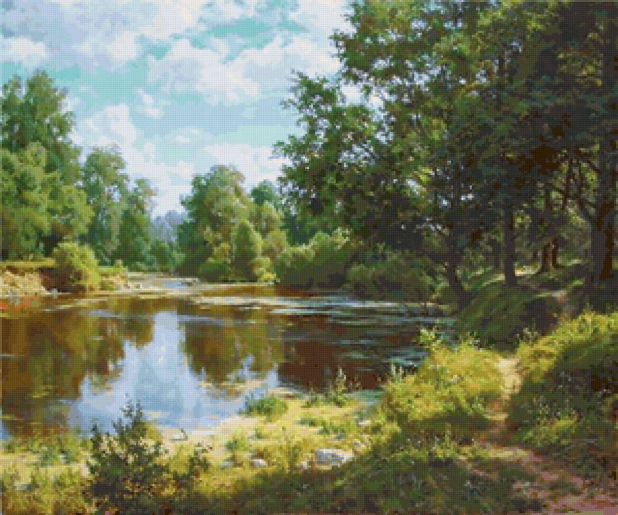 Серия "Пейзаж. Лето" - река, пейзаж, лето - предпросмотр