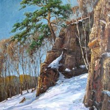 Схема вышивки «Склон»