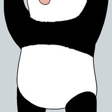 Схема вышивки «Панда»