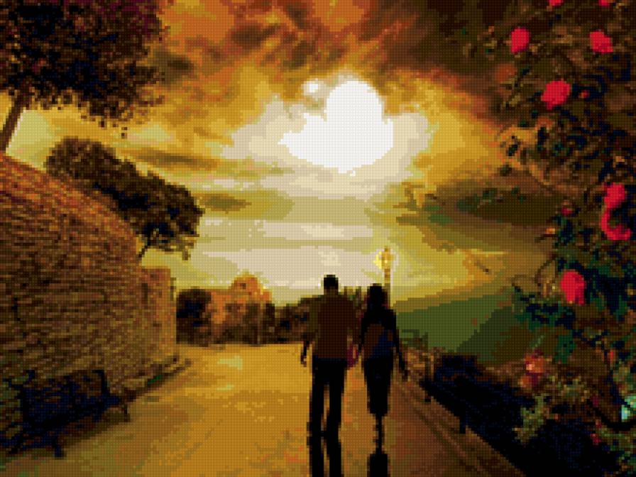 Вечерняя прогулка - предпросмотр