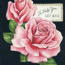 Схема вышивки «Розы на чёрной канве»